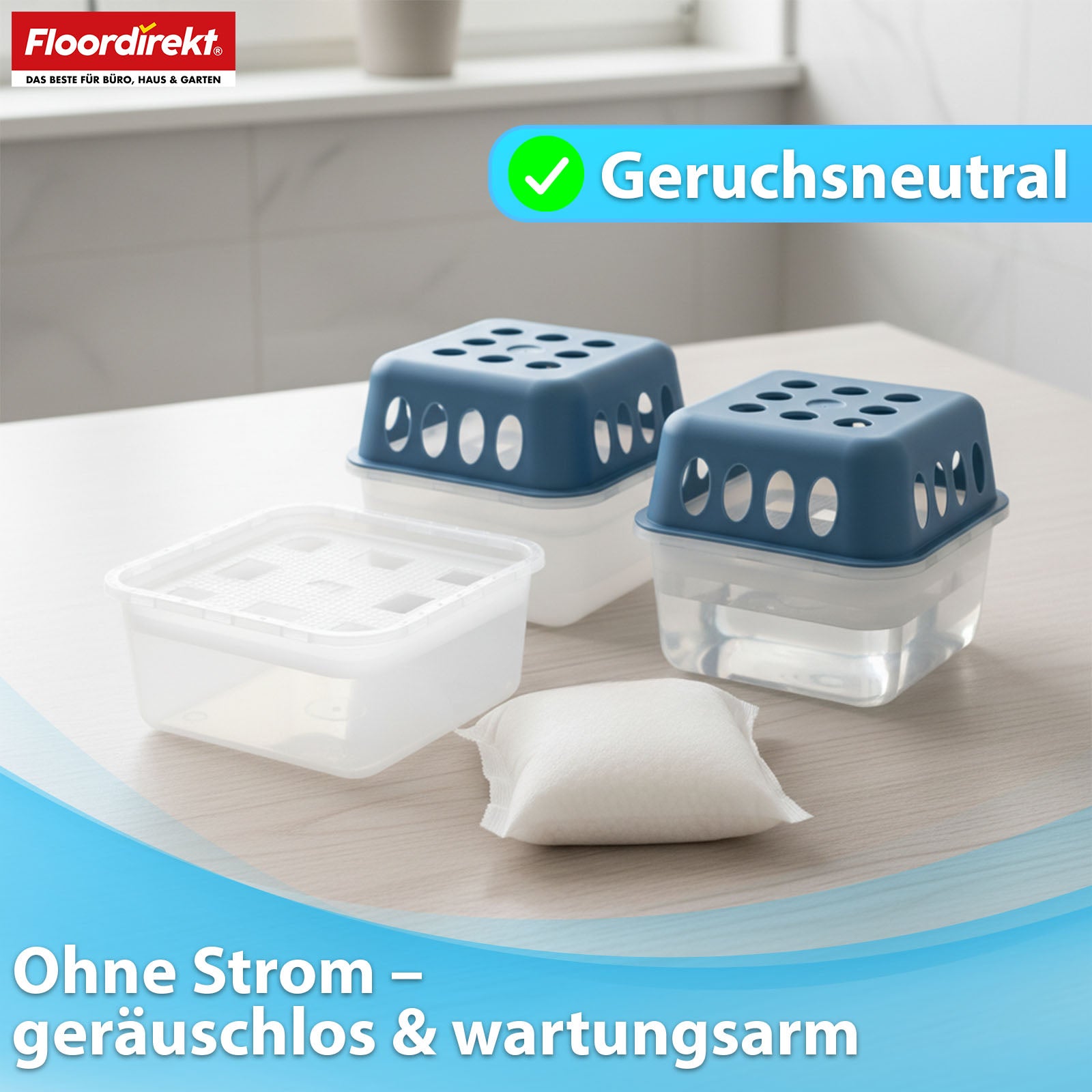 Dehumidifier refill pack, set of 12 | Habo | Refill bags for room dehumidifiers for basements, bathrooms and living spaces