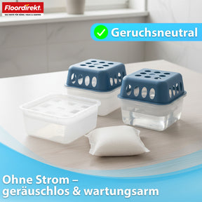 Dehumidifier refill pack, set of 12 | Habo | Refill bags for room dehumidifiers for basements, bathrooms and living spaces