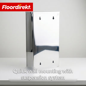Medicine Cabinet | Allen | Lockable Stainless Steel or White Powder-Coated Metal Cabinet | Medical Cabinet with Glass Door