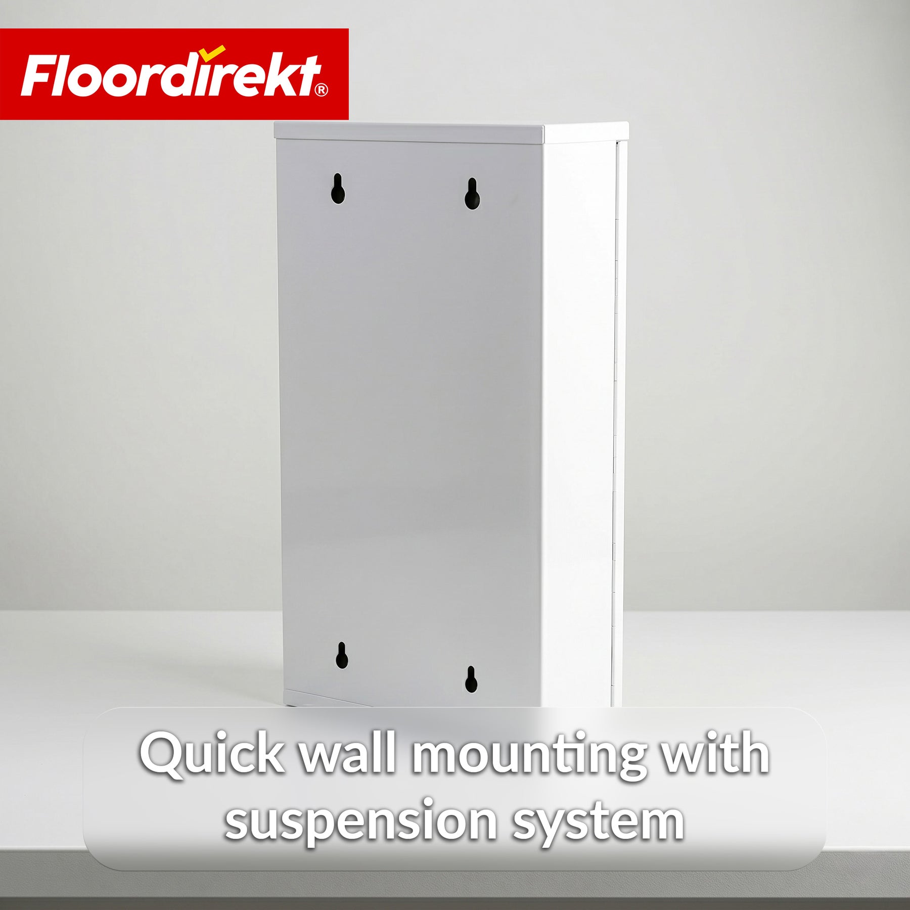 Medicine Cabinet | Allen | Lockable Stainless Steel or White Powder-Coated Metal Cabinet | Medical Cabinet with Glass Door