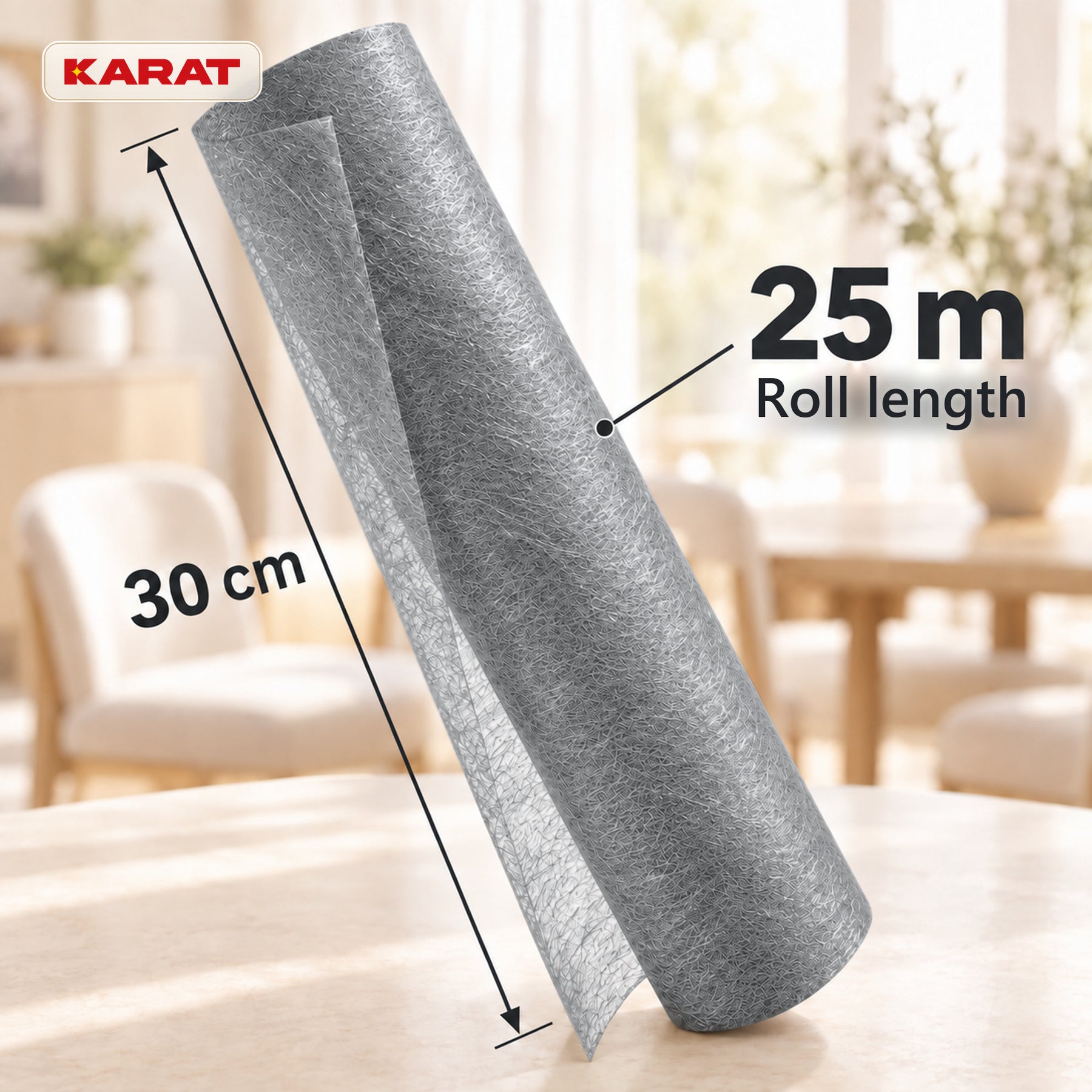 Monarch Table Runner | Metallic Shimmer Decorative Nonwoven Fabric | 30 cm x 25 m Roll | 13 Colours