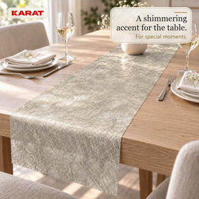 Monarch Table Runner | Metallic Shimmer Decorative Nonwoven Fabric | 30 cm x 25 m Roll | 13 Colours