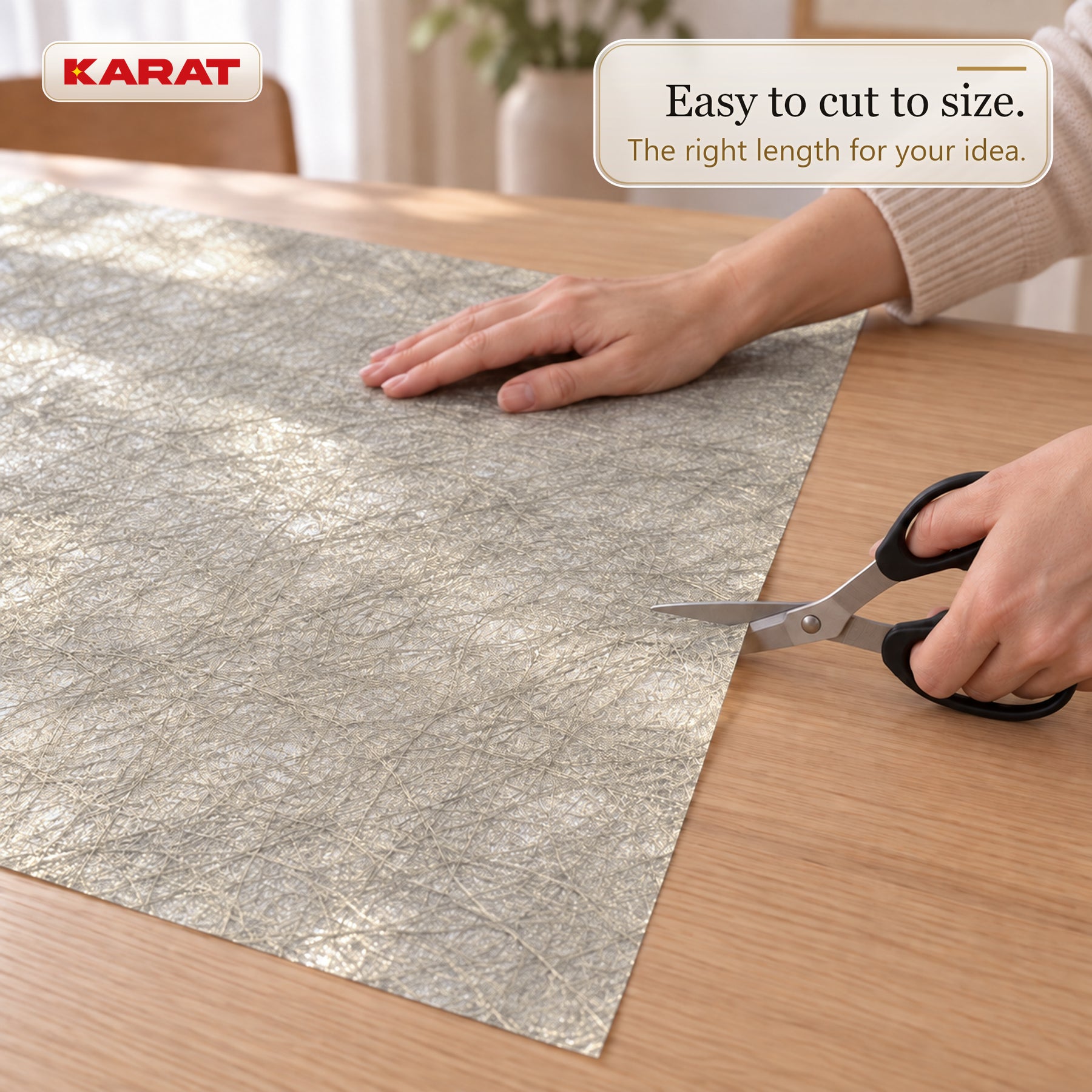 Monarch Table Runner | Metallic Shimmer Decorative Nonwoven Fabric | 30 cm x 25 m Roll | 13 Colours