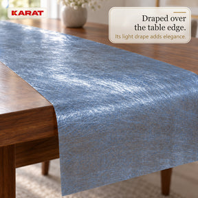 Monarch Table Runner | Metallic Shimmer Decorative Nonwoven Fabric | 30 cm x 25 m Roll | 13 Colours