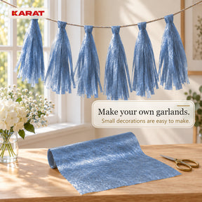 Monarch Table Runner | Metallic Shimmer Decorative Nonwoven Fabric | 30 cm x 25 m Roll | 13 Colours