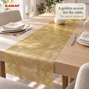 Monarch Table Runner | Metallic Shimmer Decorative Nonwoven Fabric | 30 cm x 25 m Roll | 13 Colours