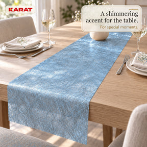 Monarch Table Runner | Metallic Shimmer Decorative Nonwoven Fabric | 30 cm x 25 m Roll | 13 Colours