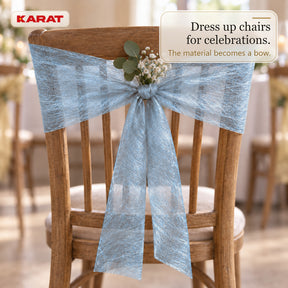 Monarch Table Runner | Metallic Shimmer Decorative Nonwoven Fabric | 30 cm x 25 m Roll | 13 Colours