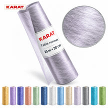 Monarch Table Runner | Metallic Shimmer Decorative Nonwoven Fabric | 30 cm x 25 m Roll | 13 Colours