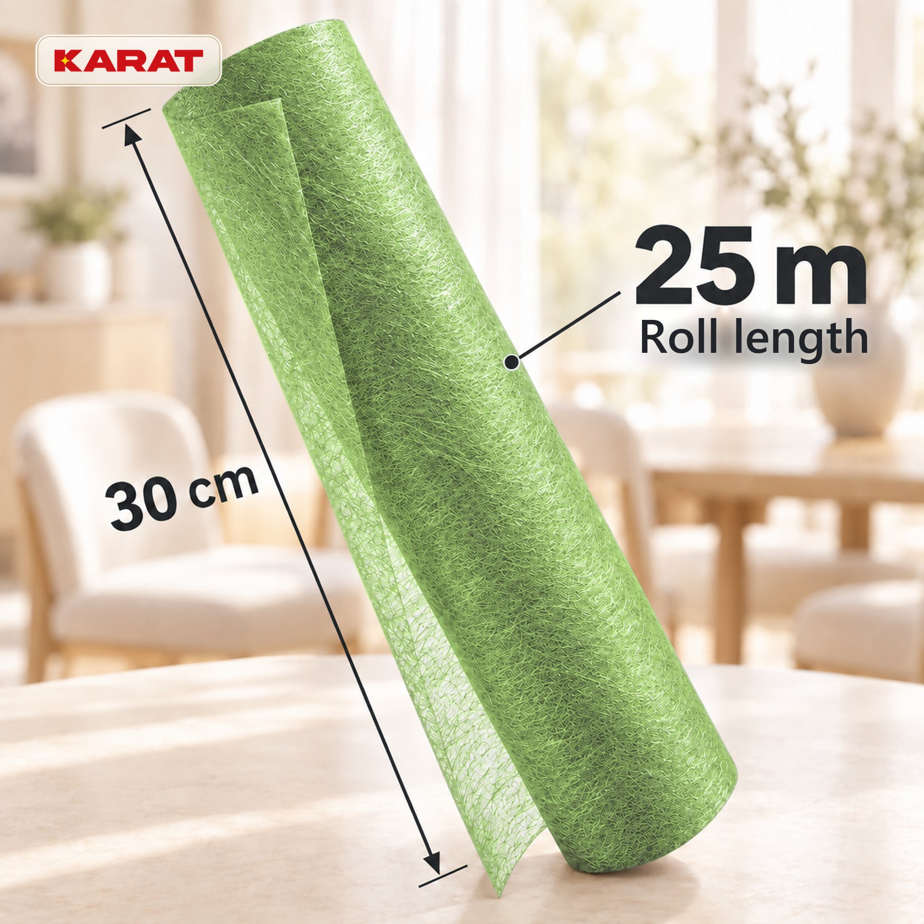 Monarch Table Runner | Metallic Shimmer Decorative Nonwoven Fabric | 30 cm x 25 m Roll | 13 Colours