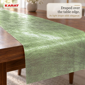 Monarch Table Runner | Metallic Shimmer Decorative Nonwoven Fabric | 30 cm x 25 m Roll | 13 Colours