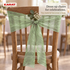 Monarch Table Runner | Metallic Shimmer Decorative Nonwoven Fabric | 30 cm x 25 m Roll | 13 Colours