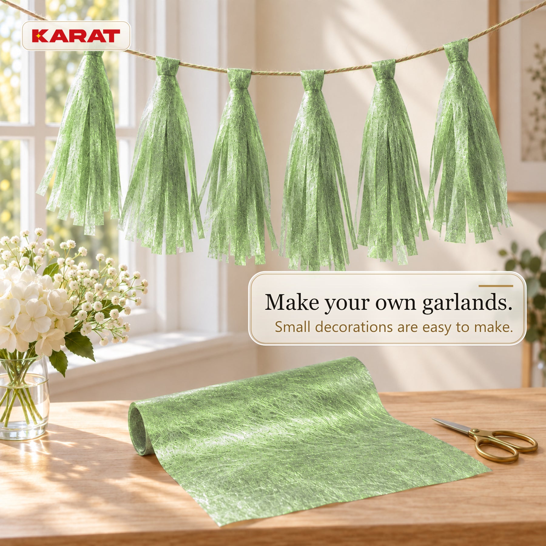 Monarch Table Runner | Metallic Shimmer Decorative Nonwoven Fabric | 30 cm x 25 m Roll | 13 Colours