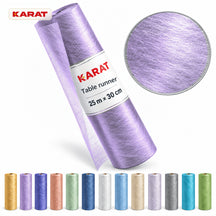 Monarch Table Runner | Metallic Shimmer Decorative Nonwoven Fabric | 30 cm x 25 m Roll | 13 Colours