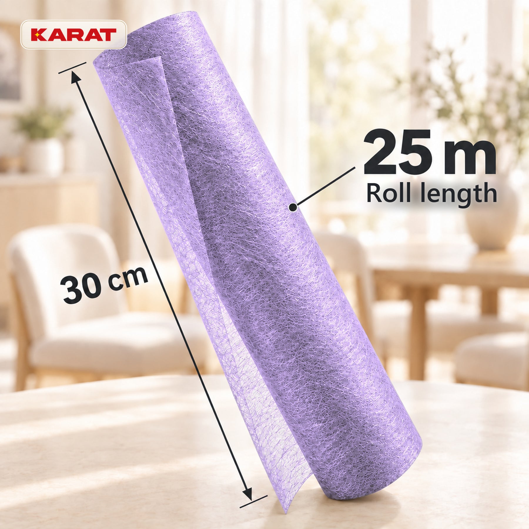 Monarch Table Runner | Metallic Shimmer Decorative Nonwoven Fabric | 30 cm x 25 m Roll | 13 Colours