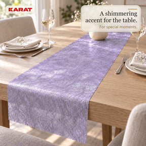 Monarch Table Runner | Metallic Shimmer Decorative Nonwoven Fabric | 30 cm x 25 m Roll | 13 Colours