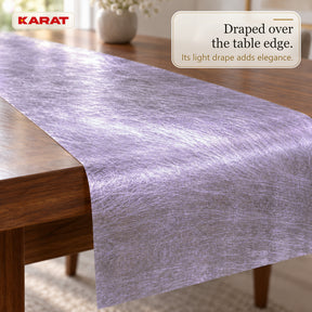 Monarch Table Runner | Metallic Shimmer Decorative Nonwoven Fabric | 30 cm x 25 m Roll | 13 Colours