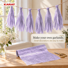 Monarch Table Runner | Metallic Shimmer Decorative Nonwoven Fabric | 30 cm x 25 m Roll | 13 Colours