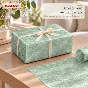 Monarch Table Runner | Metallic Shimmer Decorative Nonwoven Fabric | 30 cm x 25 m Roll | 13 Colours