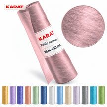 Monarch Table Runner | Metallic Shimmer Decorative Nonwoven Fabric | 30 cm x 25 m Roll | 13 Colours