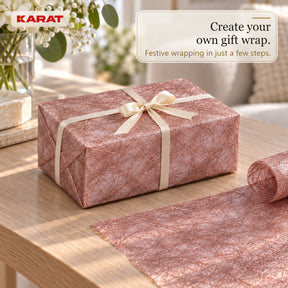 Monarch Table Runner | Metallic Shimmer Decorative Nonwoven Fabric | 30 cm x 25 m Roll | 13 Colours