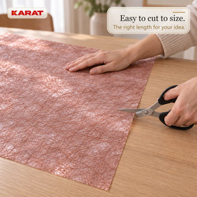 Monarch Table Runner | Metallic Shimmer Decorative Nonwoven Fabric | 30 cm x 25 m Roll | 13 Colours