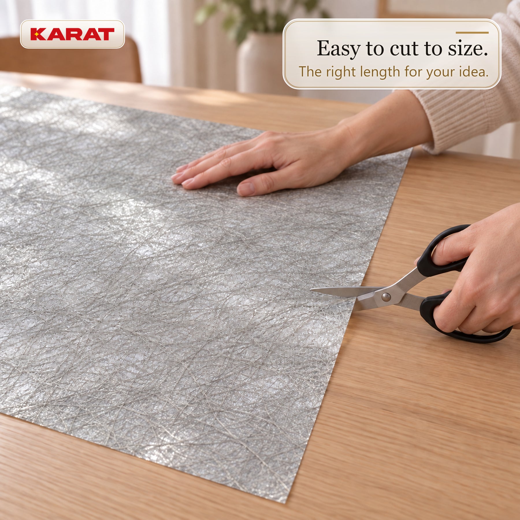 Monarch Table Runner | Metallic Shimmer Decorative Nonwoven Fabric | 30 cm x 25 m Roll | 13 Colours