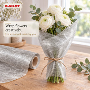 Monarch Table Runner | Metallic Shimmer Decorative Nonwoven Fabric | 30 cm x 25 m Roll | 13 Colours