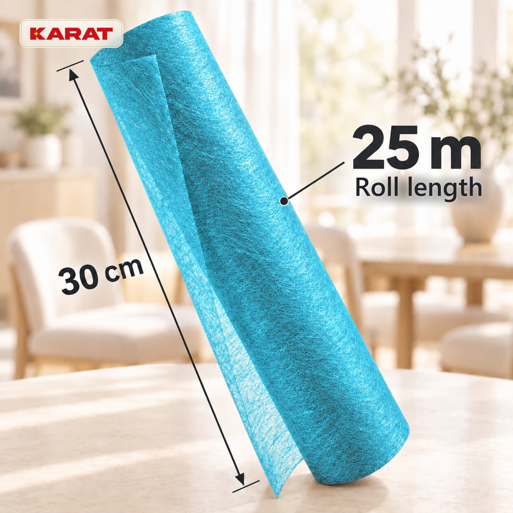 Monarch Table Runner | Metallic Shimmer Decorative Nonwoven Fabric | 30 cm x 25 m Roll | 13 Colours