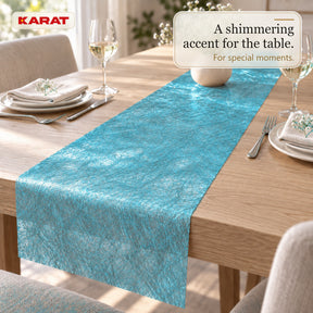 Monarch Table Runner | Metallic Shimmer Decorative Nonwoven Fabric | 30 cm x 25 m Roll | 13 Colours