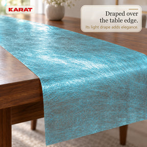 Monarch Table Runner | Metallic Shimmer Decorative Nonwoven Fabric | 30 cm x 25 m Roll | 13 Colours