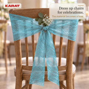Monarch Table Runner | Metallic Shimmer Decorative Nonwoven Fabric | 30 cm x 25 m Roll | 13 Colours