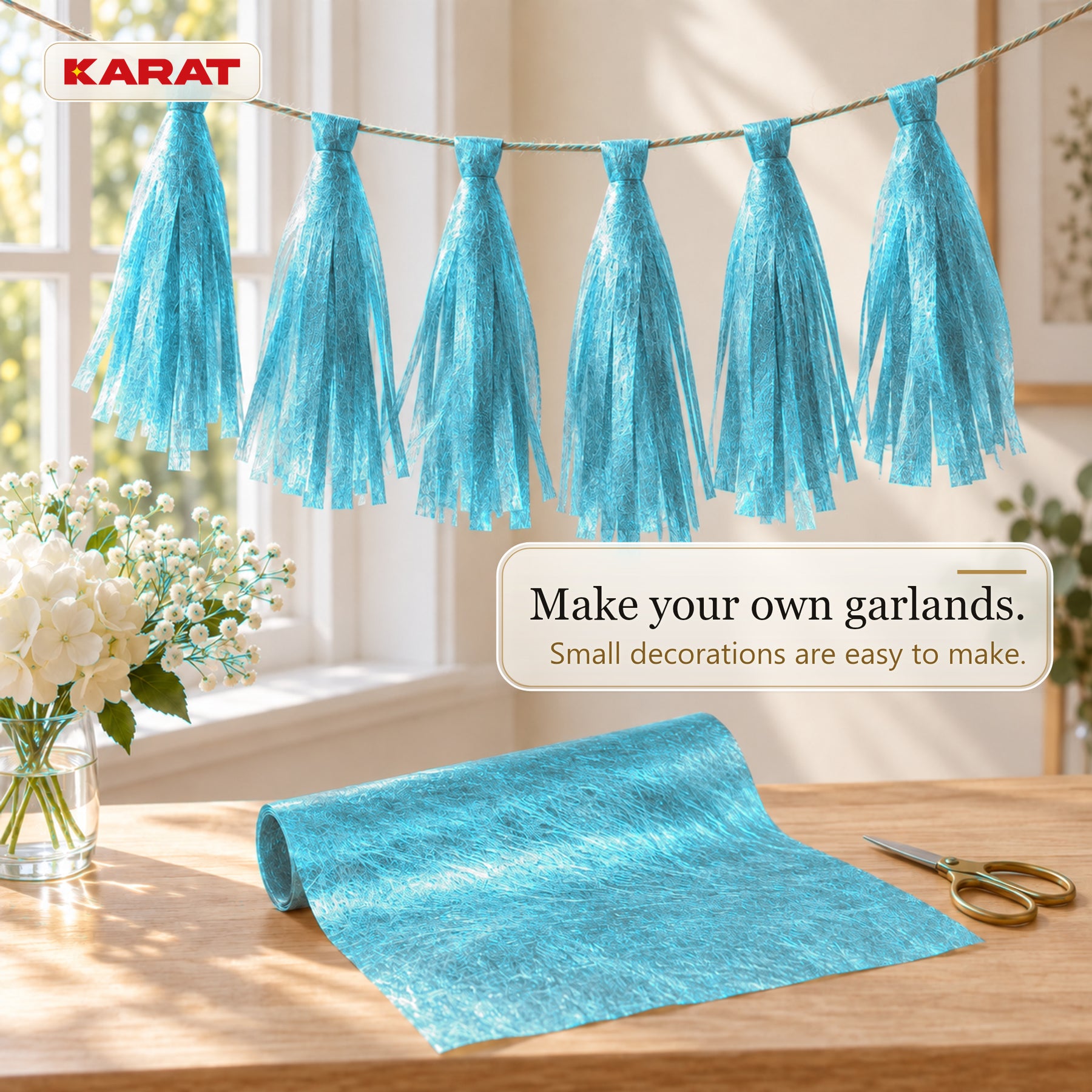 Monarch Table Runner | Metallic Shimmer Decorative Nonwoven Fabric | 30 cm x 25 m Roll | 13 Colours