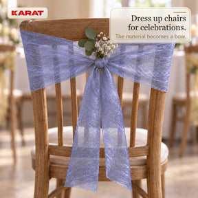 Monarch Table Runner | Metallic Shimmer Decorative Nonwoven Fabric | 30 cm x 25 m Roll | 13 Colours