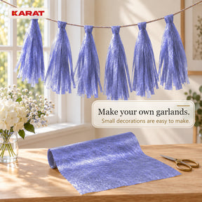 Monarch Table Runner | Metallic Shimmer Decorative Nonwoven Fabric | 30 cm x 25 m Roll | 13 Colours