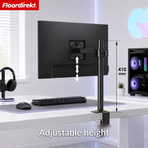 Monitor Arm | Flexibly Adjustable Monitor Mount with Desk Clamp for 1 or 2 Monitors