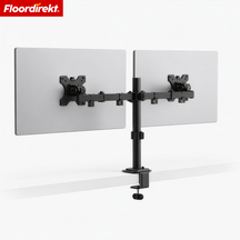 Monitor Arm | Flexibly Adjustable Monitor Mount with Desk Clamp for 1 or 2 Monitors