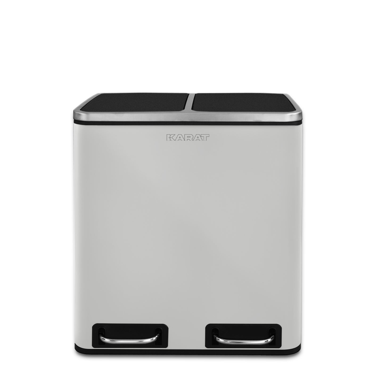 Waste Bin | Felix | Stainless Steel | Separation System | With Closing Damper