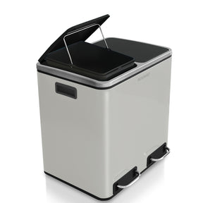 Waste Bin | Felix | Stainless Steel | Separation System | With Closing Damper