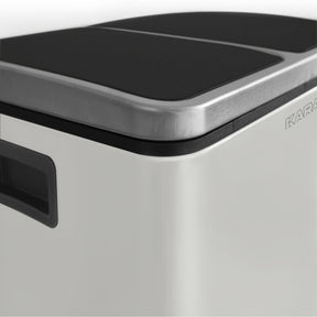 Waste Bin | Felix | Stainless Steel | Separation System | With Closing Damper