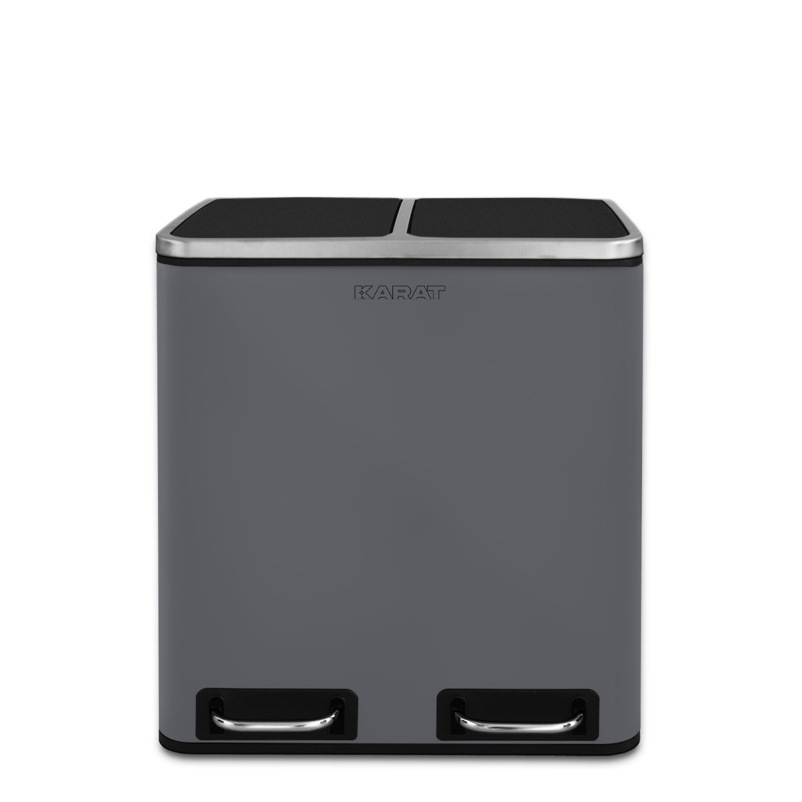 Waste Bin | Felix | Stainless Steel | Separation System | With Closing Damper