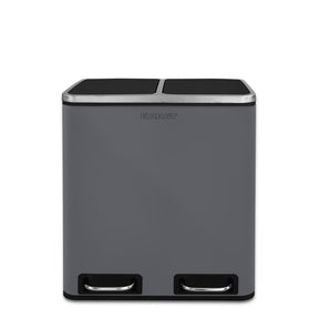 Waste Bin | Felix | Stainless Steel | Separation System | With Closing Damper