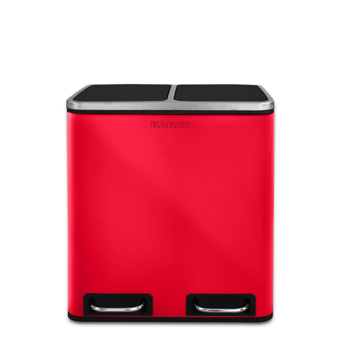 Waste Bin | Felix | Stainless Steel | Separation System | With Closing Damper