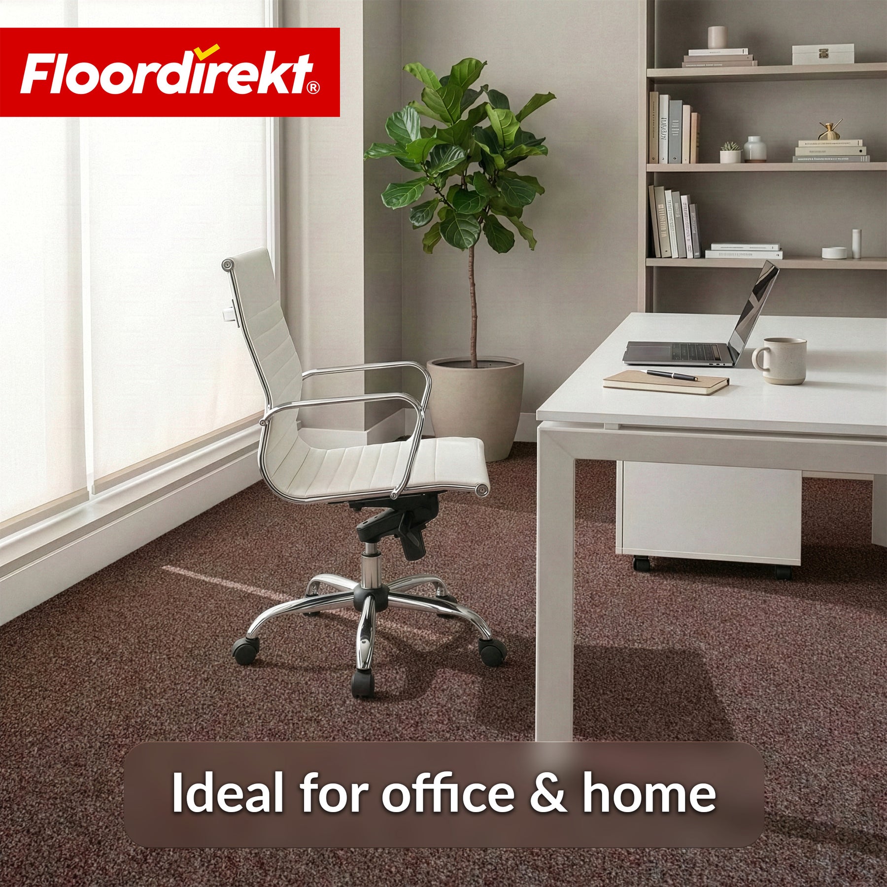 Needlefelt Carpet | Malta | 2 m Wide Custom Cut | Flooring with Foam Backing for Home & Office