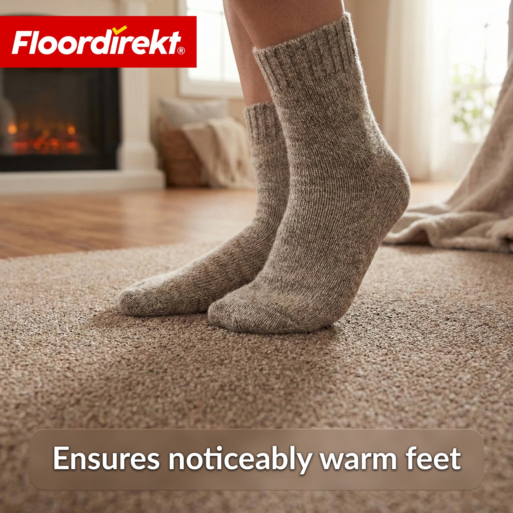 Needlefelt Carpet | Malta | 2 m Wide Custom Cut | Flooring with Foam Backing for Home & Office
