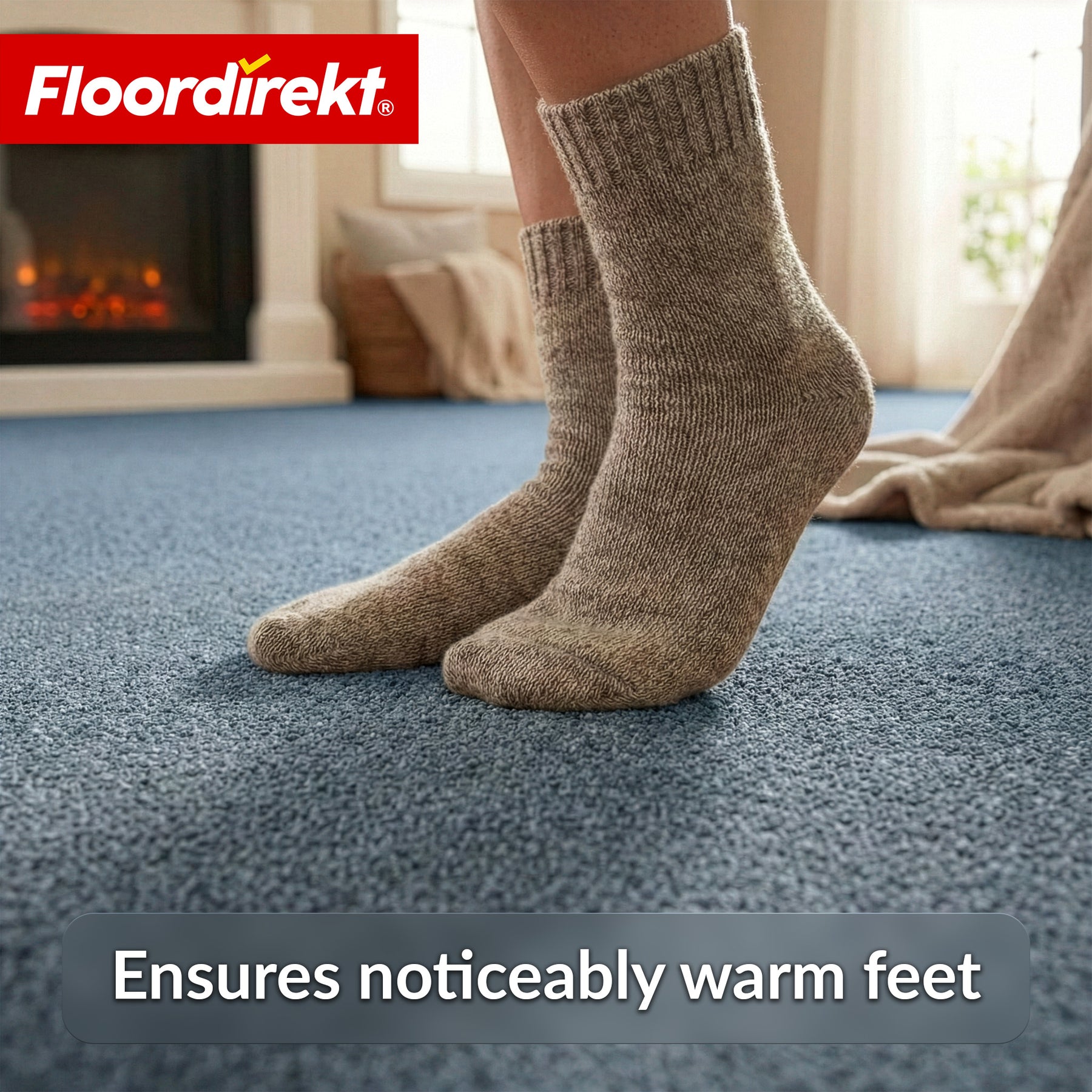 Needlefelt Carpet | Malta | 2 m Wide Custom Cut | Flooring with Foam Backing for Home & Office