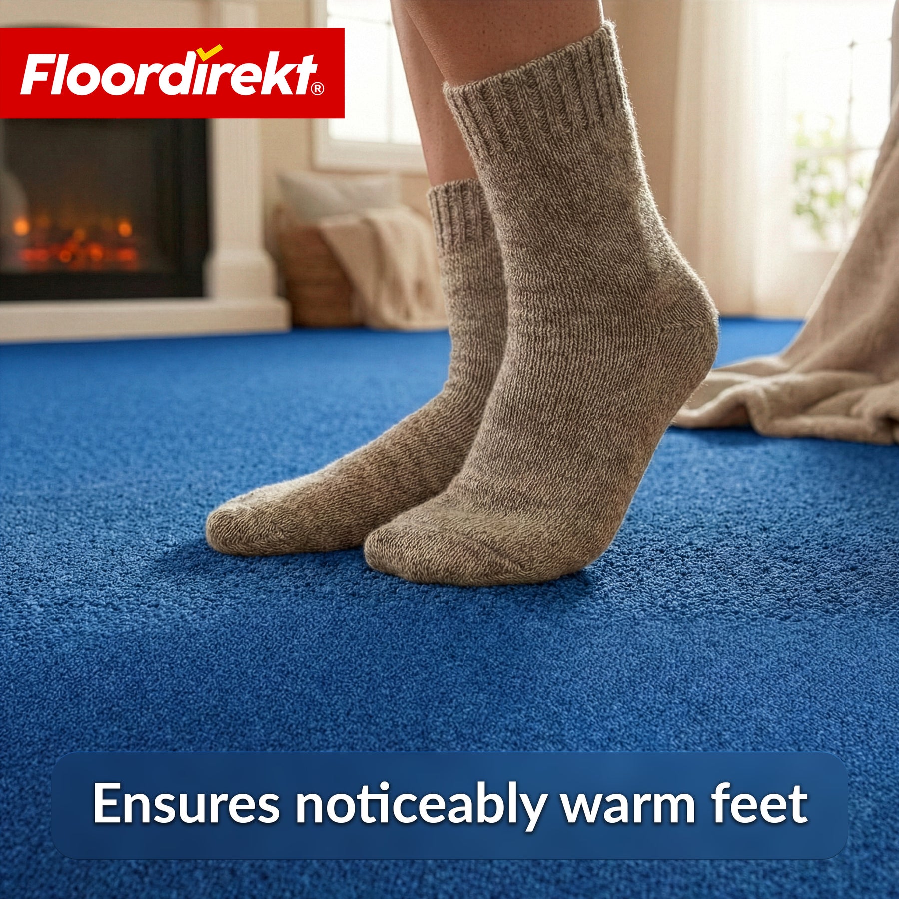 Needlefelt Carpet | Malta | 2 m Wide Custom Cut | Flooring with Foam Backing for Home & Office