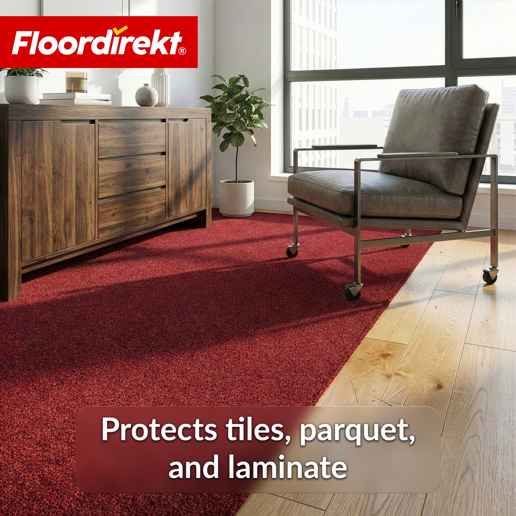 Needlefelt Carpet | Malta | 2 m Wide Custom Cut | Flooring with Foam Backing for Home & Office