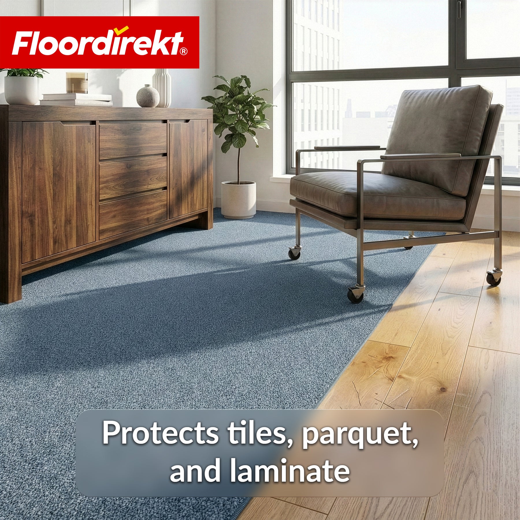 Needlefelt Carpet | Malta | 2 m Wide Custom Cut | Flooring with Foam Backing for Home & Office