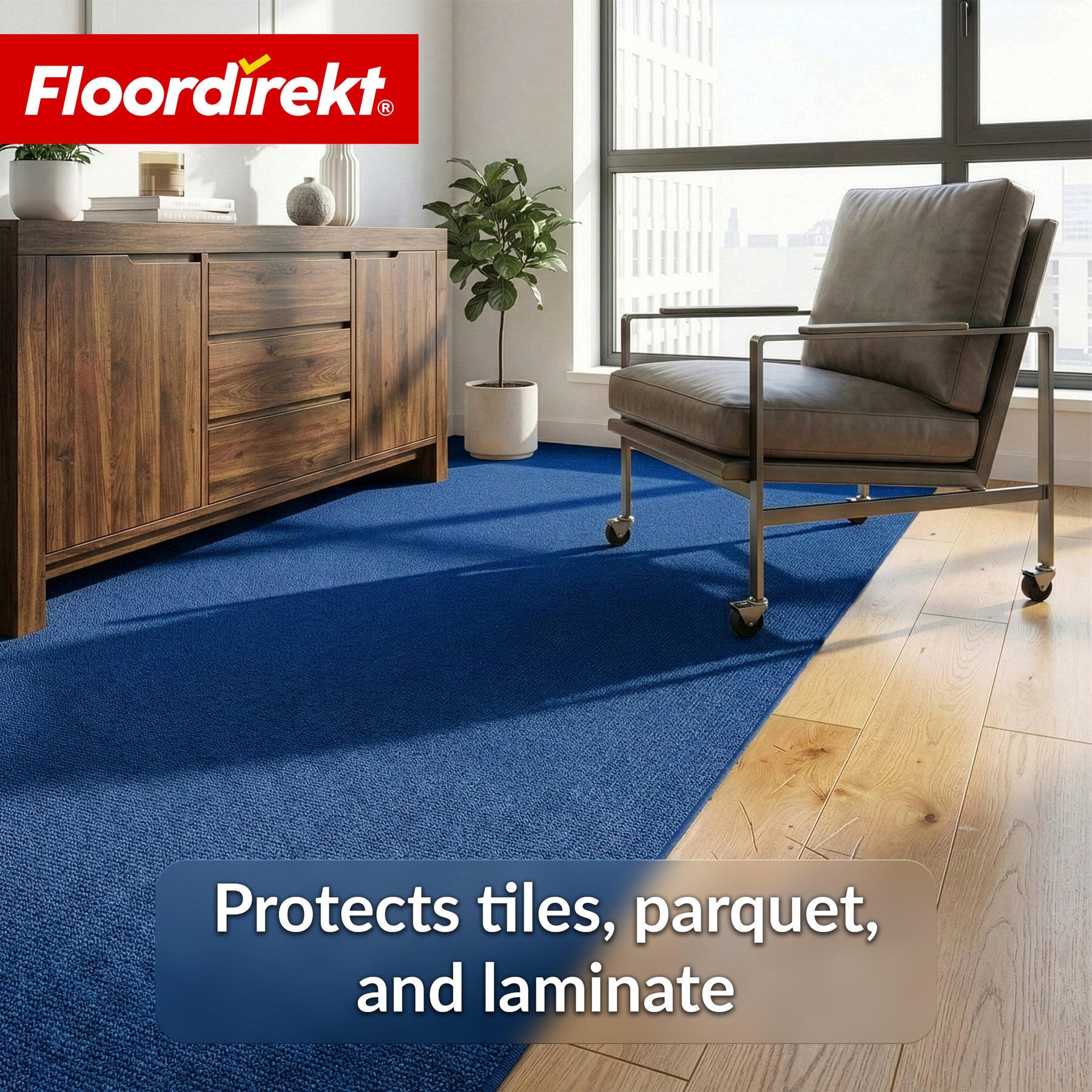 Needlefelt Carpet | Malta | 2 m Wide Custom Cut | Flooring with Foam Backing for Home & Office